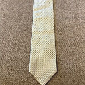 BROOKS BROTHERS 346 Silk Gold Blue Necktie Tie (TD)